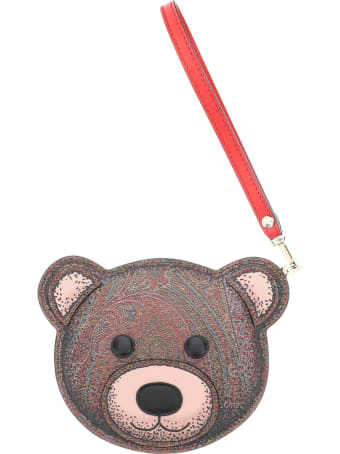 Etro Twister Toys Teddy Bear Pouch Purse