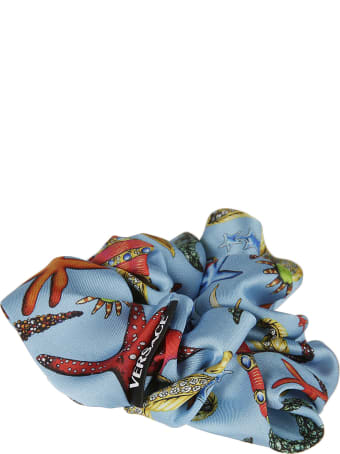 Versace Printed Elastic Scrunchie