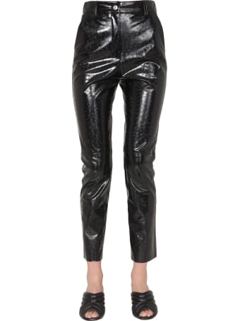 MSGM Faux Leather Pants