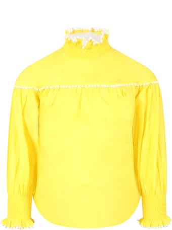 Tia Cibani Yellow Blouse For Girl