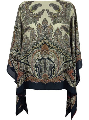 Etro Paisley Silk Crepe Blouse