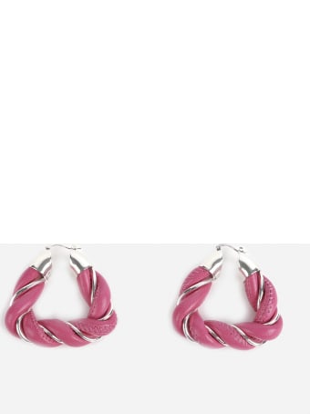 Bottega Veneta Silver And Tassel Earrings