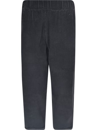 Labo.Art Straight Leg Cropped Ribbed Trousers