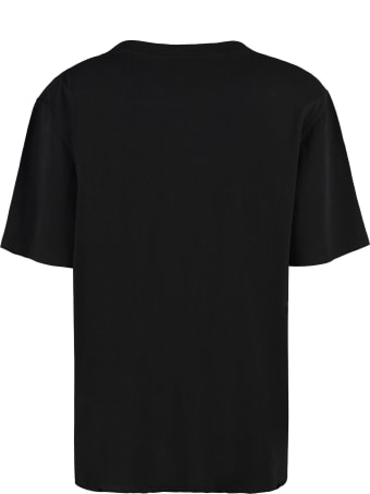 Saint Laurent Logo Cotton T-shirt