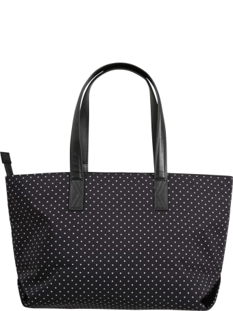 Karl Lagerfeld Kids Black Bag For Girl With Logo