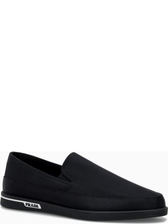 Prada Side Logo Loafers From Prada