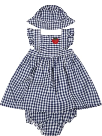 Sonia Rykiel Checked Set For Babygirl