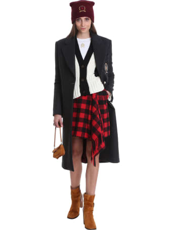 Tommy Hilfiger Skirt In Red Wool