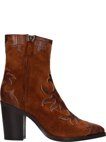The Seller Texan Ankle Boots In Leather Color Suede