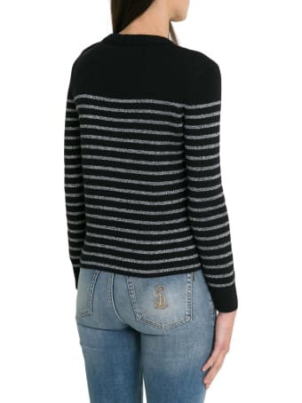 Saint Laurent Silver Striped Sweater