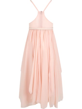 Le Gemelline by Feleppa Pink Dress For Girl