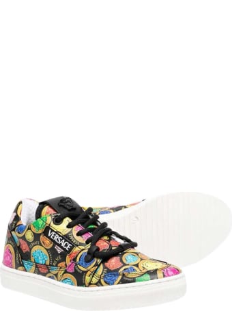 Young Versace Medusa Sneakers
