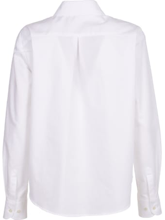 Jejia White Shirt With Ruffles