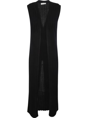Fabiana Filippi Ribbed Knit Long Gilet