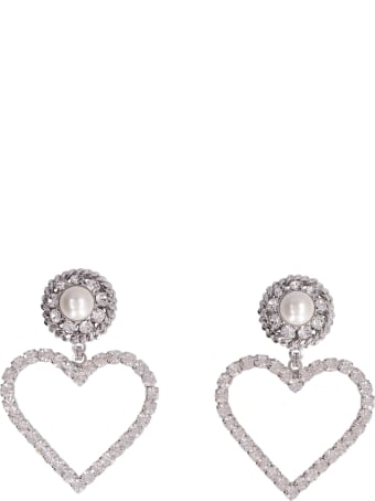 Alessandra Rich Faba Embellished Maxi-earrings