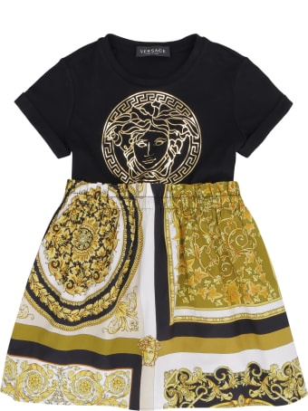 Young Versace Printed Skirt Dress