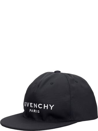 Givenchy Cap Flat Peak Hats In Black Cotton