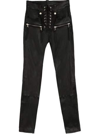 Ben Taverniti Unravel Project Leather Trousers