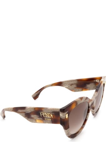 Fendi Fendi Ff 0435/s Havana Sunglasses