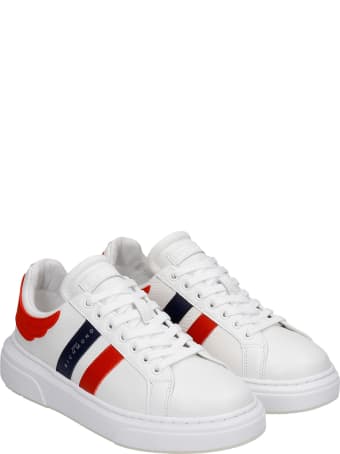 John Richmond Sneakers In White Leather