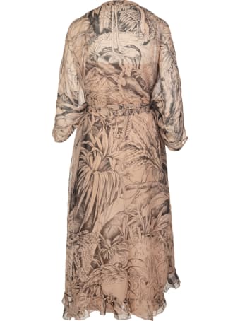 RED Valentino Kaftan With Jungle Toile Print