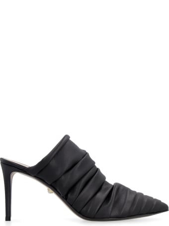 Alevì Naomi Draped Leather Mules