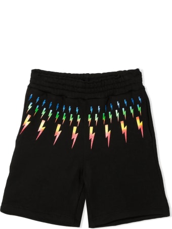Neil Barrett Black Cotton Shorts