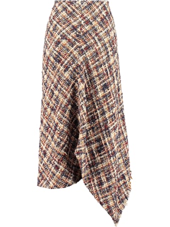 Lanvin Asymmetric Wrap Skirt