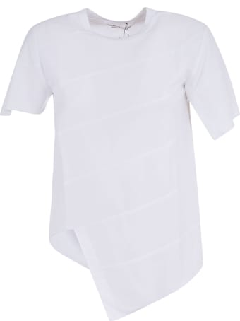 Comme des Garçons Comme des Garçons Asymmetric Hem Short-sleeved T-shirt