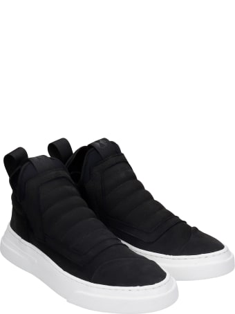 Bruno Bordese Damper Sneakers In Black Nubuck
