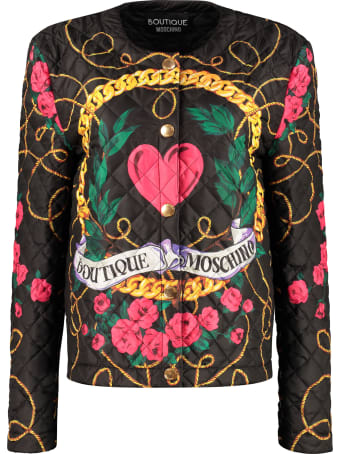 Boutique Moschino Quilted Techno Fabric Jacket