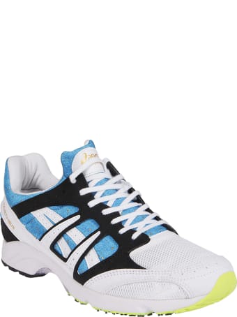 Comme des Garçons Shirt White And Blue Canvas Sneakers