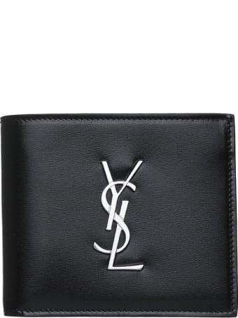 Saint Laurent East/west Monogram Wallet