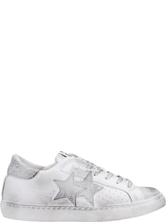 2Star Sneakers In White Leather