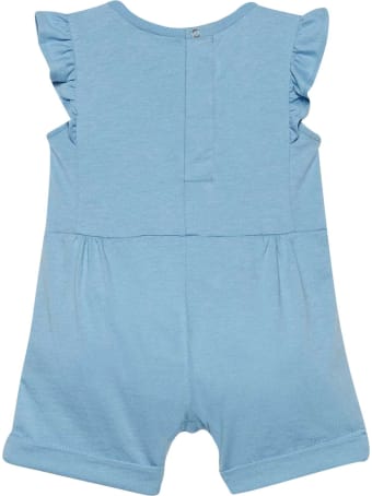 Gucci Blue Romper With White Print