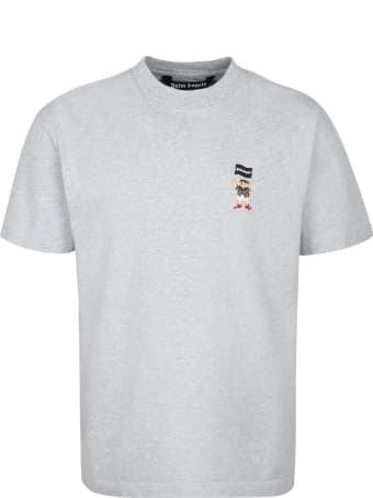 Palm Angels Embroidered Cotton T-shirt