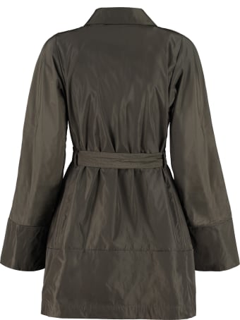 Add Nylon Trench Coat