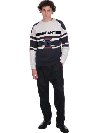 Isabel Marant Pallian Sweatshirt In Beige Cotton