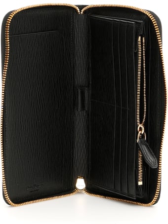 Salvatore Ferragamo Gancini Zip Wallet