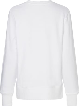 Tommy Hilfiger White Cotton Sweatshirt