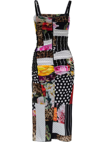 Dolce & Gabbana Multicolor Patchwork Dress