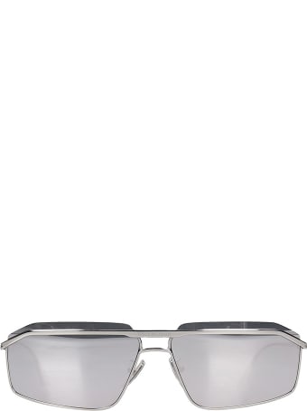 Balenciaga Sunglasses In Silver Metal Alloy