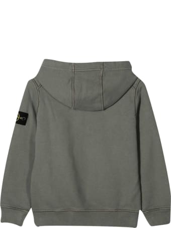 Stone Island Junior Gray Sweatshirt