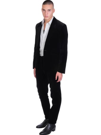 Rochas Blazer In Black Velvet