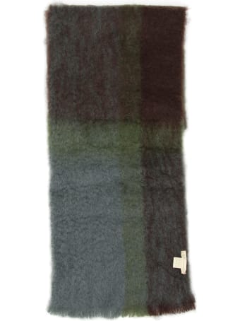 Lovat & Green Faded Check Scarf