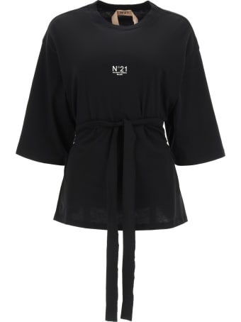 N.21 Belted Kimono T-shirt