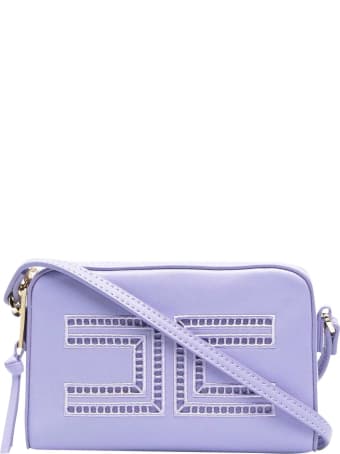 Elisabetta Franchi La Mia Bambina Purple Bag