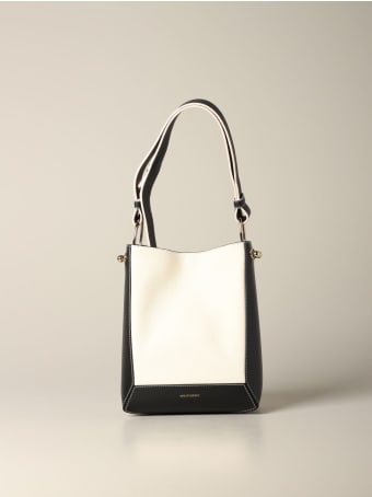 Strathberry Shoulder Bag Strathberry Wool Midi Bag In Patchwork Leather