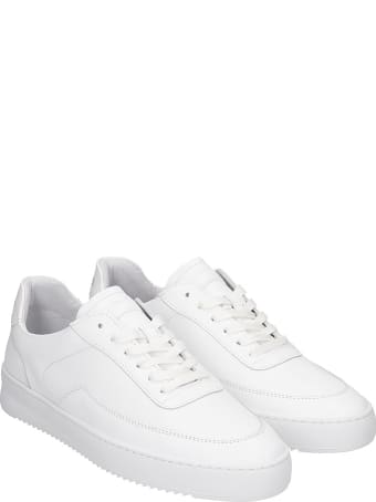 Filling Pieces Mondo 2.0 Rippl Sneakers In White Leather
