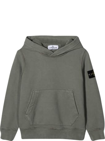 Stone Island Junior Gray Sweatshirt